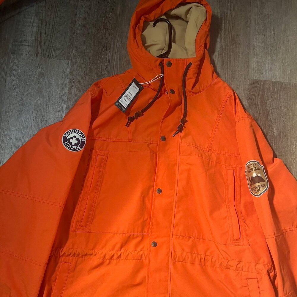 Alpine Design Orange 1962 Jacket Waterproof UV50+ Shield Men’s XLarge